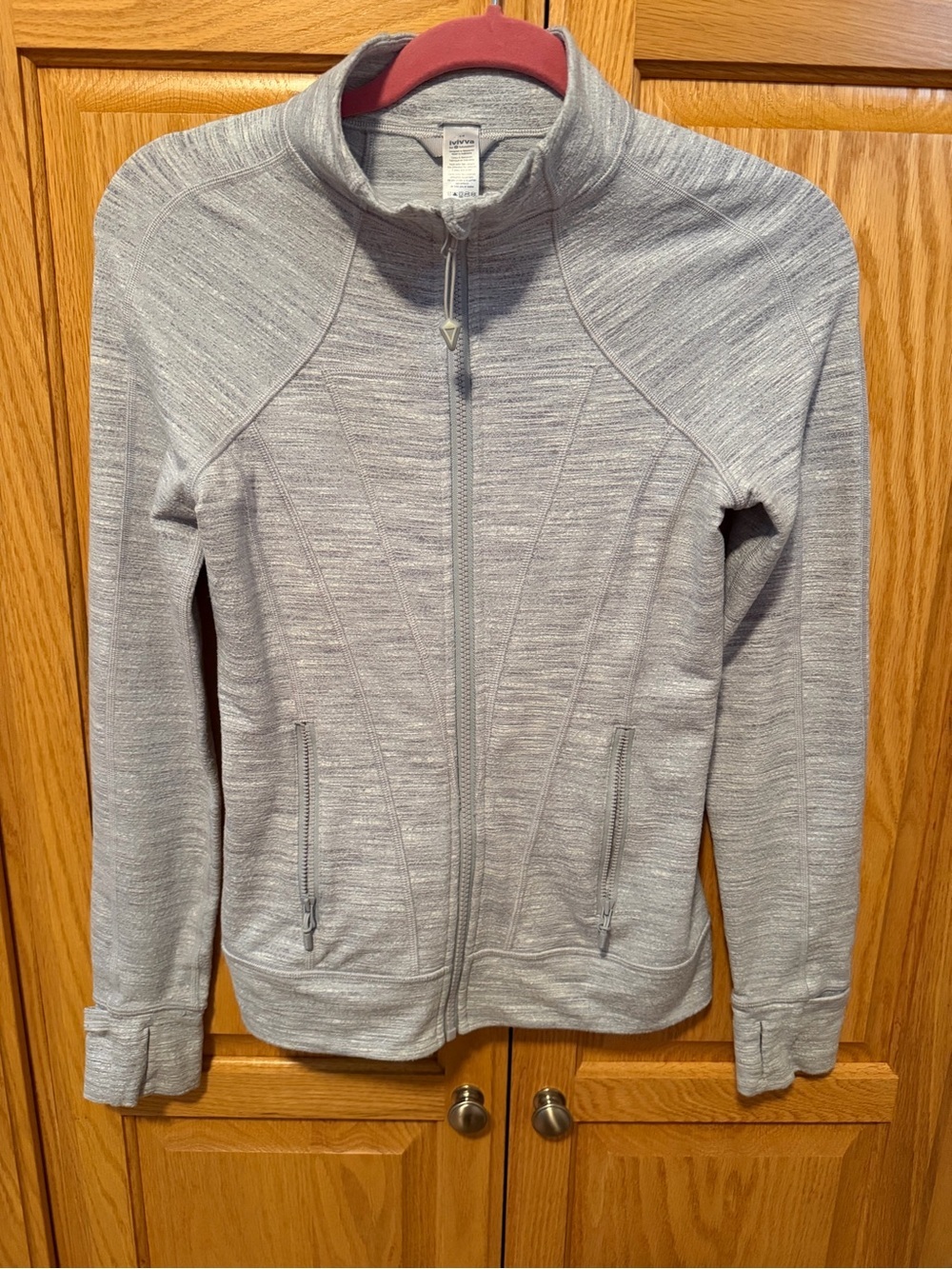 Clearance!I Lulu Gray Space Dye Define Girls Jacket Size 14 - Fits Women's 4